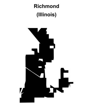 Richmond (Illinois) boş ana hat haritası