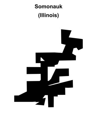 Somonauk (Illinois) boş ana hat haritası