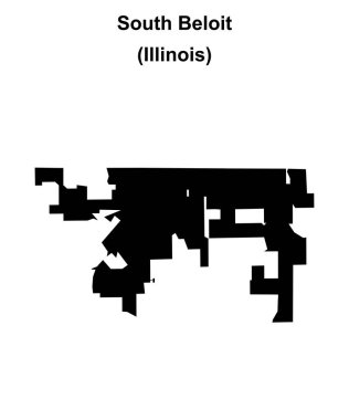 Güney Beloit (Illinois) boş ana hat haritası