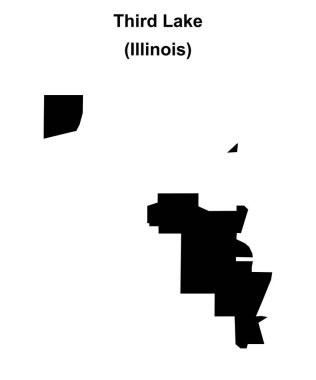 Üçüncü Göl (Illinois) boş ana hat haritası