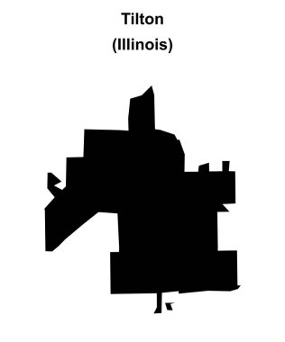 Tilton (Illinois) boş ana hat haritası