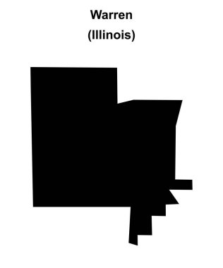 Warren (Illinois) boş ana hat haritası