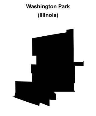 Washington Park (Illinois) boş ana hat haritası