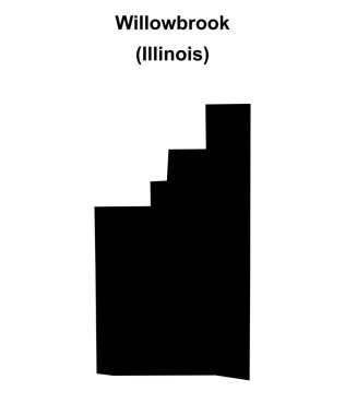 Willowbrook (Illinois) boş ana hat haritası