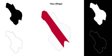 Yasu (Shiga) ana hat haritası ayarlandı