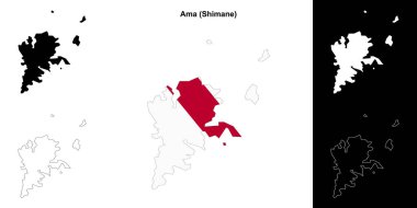 Ama (Shimane) ana hat haritası ayarlandı