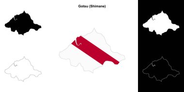Gotsu (Shimane) ana hat haritası seti