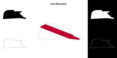 Arai (Shizuoka) ana hat haritası ayarlandı