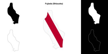 Fujieda (Shizuoka) ana hat haritası ayarlandı