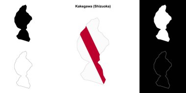 Kakegawa (Shizuoka) ana hat haritası ayarlandı