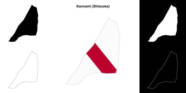 Kannami (Shizuoka) ana hat haritası ayarlandı