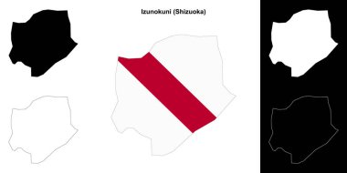 Izunokuni (Shizuoka) ana hat haritası ayarlandı