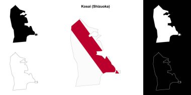 Kosai (Shizuoka) ana hat haritası ayarlandı