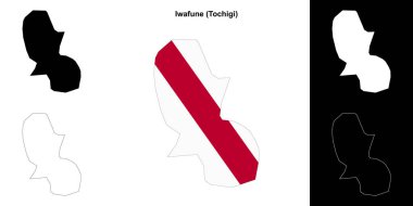 Iwafune (Tochigi) ana hat haritası seti