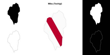 Mibu (Tochigi) ana hat haritası seti