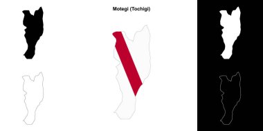 Motegi (Tochigi) ana hat haritası seti