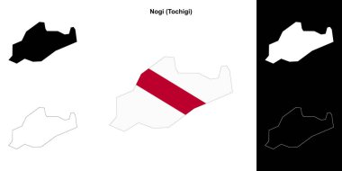 Nogi (Tochigi) ana hat haritası seti