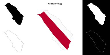 Yaita (Tochigi) ana hat haritası seti