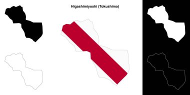 Higashimiyoshi (Tokushima) ana hat haritası ayarlandı