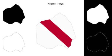 Koganei (Tokyo) ana hat haritası ayarlandı