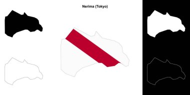 Nerima (Tokyo) ana hat haritası seti