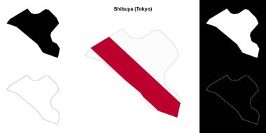 Shibuya (Tokyo) ana hat haritası ayarlandı