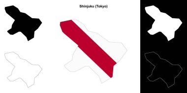 Shinjuku (Tokyo) ana hat haritası ayarlandı