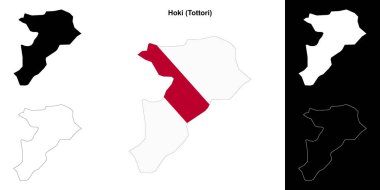 Hoki (Tottori) ana hat haritası seti