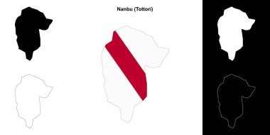 Nanbu (Tottori) ana hat haritası seti