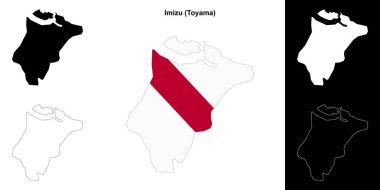 Imizu (Toyama) ana hat haritası seti