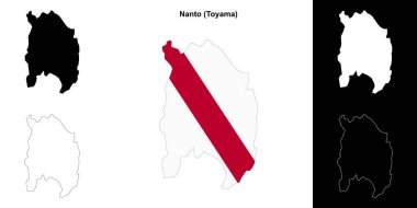 Nanto (Toyama) ana hat haritası seti