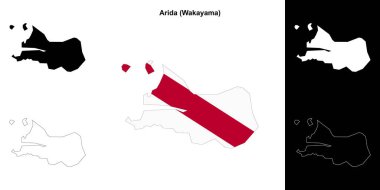 Arida (Wakayama) ana hat haritası ayarlandı