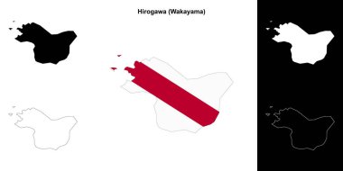 Hirogawa (Wakayama) ana hat haritası ayarlandı