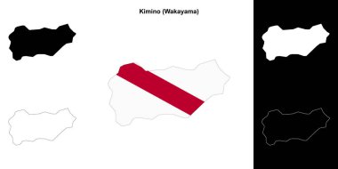 Kimino (Wakayama) ana hat haritası ayarlandı