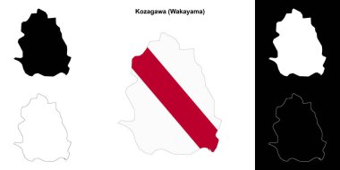 Kozagawa (Wakayama) ana hat haritası ayarlandı