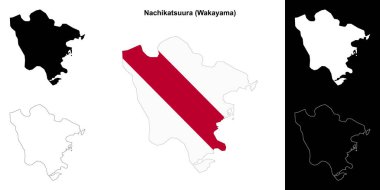 Nachikatsuura (Wakayama) ana hat haritası ayarlandı