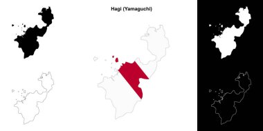Hagi (Yamaguchi) ana hat haritası ayarlandı