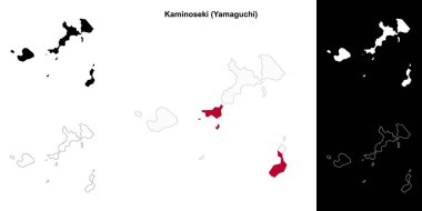 Kaminoseki (Yamaguchi) ana hat haritası ayarlandı
