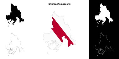 Shunan (Yamaguchi) ana hat haritası ayarlandı