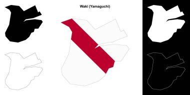 Waki (Yamaguchi) ana hat haritası ayarlandı