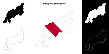 Yamaguchi (Yamaguchi) ana hat haritası ayarlandı