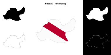 Nirasaki (Yamanashi) ana hat haritası ayarlandı