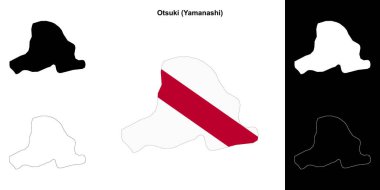 Otsuki (Yamanashi) ana hat haritası ayarlandı