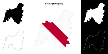 Sakata (Yamagata) ana hat haritası ayarlandı