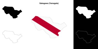 Sakegawa (Yamagata) ana hat haritası ayarlandı