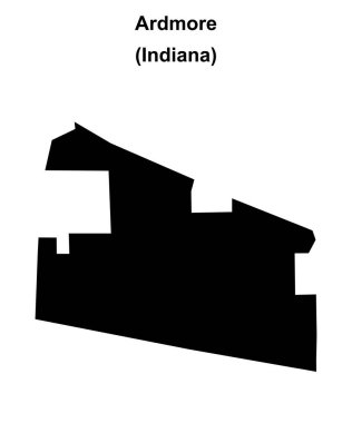Ardmore (Indiana) boş ana hat haritası