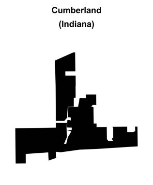 Cumberland (Indiana) boş ana hat haritası