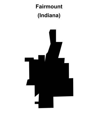 Fairmount (Indiana) boş ana hat haritası