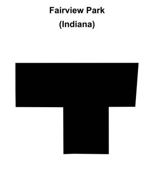 Fairview Park (Indiana) boş ana hat haritası