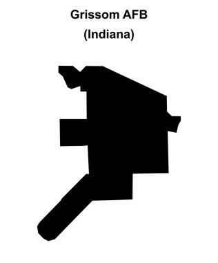 Grissom AFB (Indiana) boş ana hat haritası
